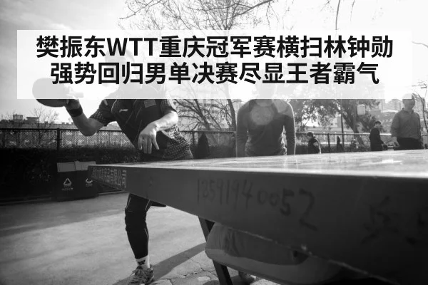 樊振东WTT重庆冠军赛横扫林钟勋 强势回归男单决赛尽显王者霸气